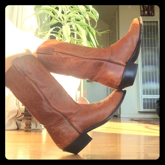 Tony Lama Shoes - Tony Lama Genuine Leather Western Vintage  Boots